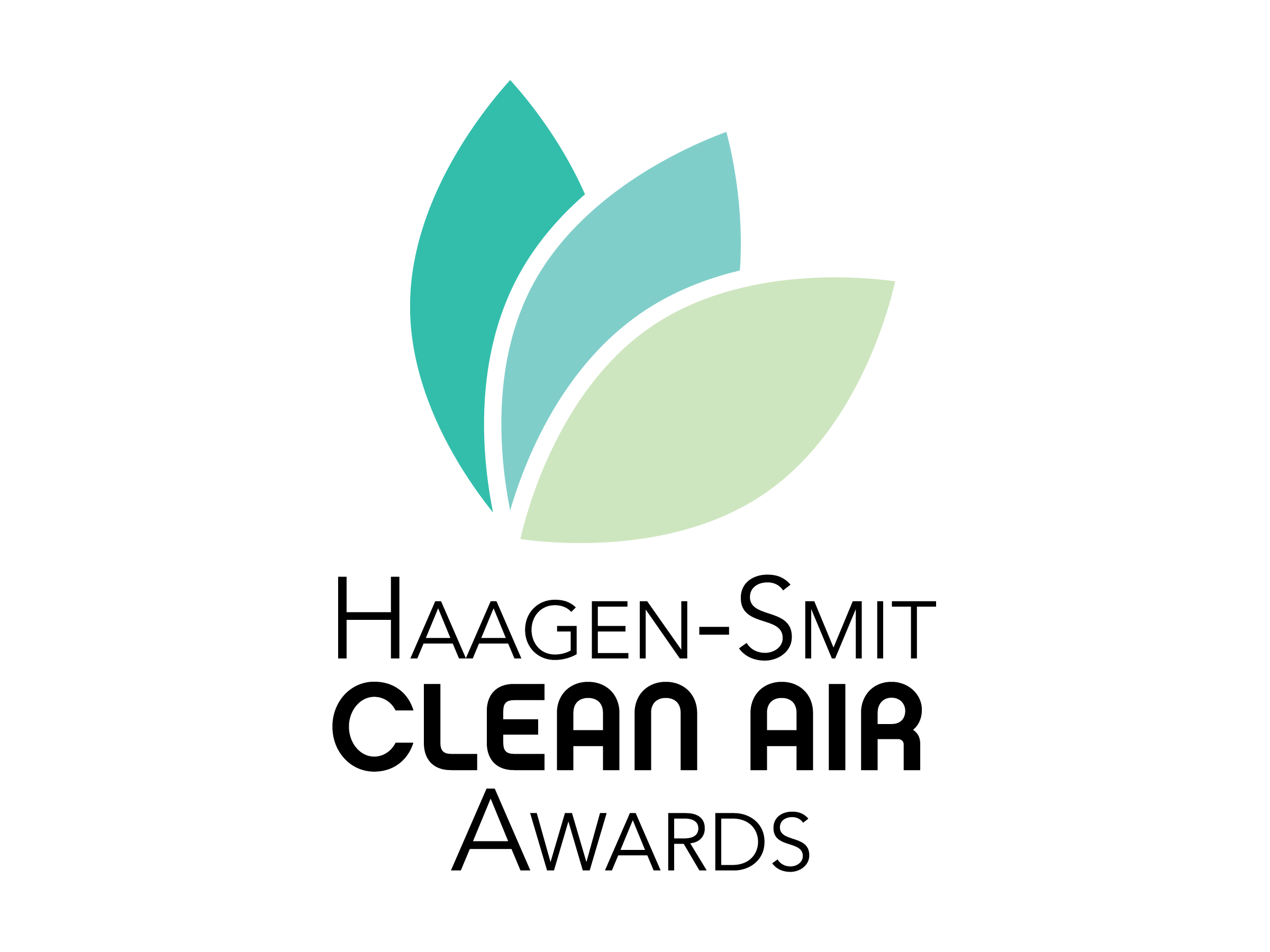  The Haagen-Smit Clean Air Awards logo features a series of California Bay leaves changing color to reflect Dr. Arie Haagen-Smit’s research on plants. His research found that leaves were silvering, bronzing, or bleaching when exposed to smog in Los Angeles. 