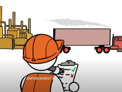 Air Quality Enforcement animation