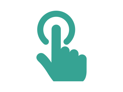 hand clicking icon