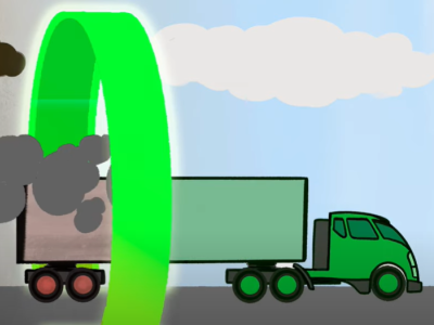 Truck Converted from Diesel to Electric